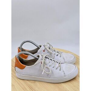 Creative Recreation & Nick Jonas Carda Perforated White Leather Shoes women sz 8